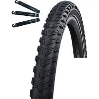 Schwalbe 1 pneu de vélo Marathon 365 noir Reflex 55-622 (28 x 2,15) avec démonte-pneu maxxi4you