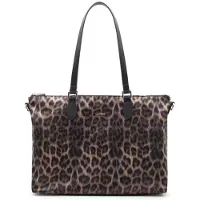 L.credi sac à main sac à épaule Salena Handtasche Braun / Mix brun
