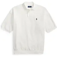 Ralph Lauren pour homme. 710B18907002 Polo Relaxed Fit en piqué blanc (S), Casuel, Coton, Manche courte
