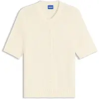 HUGO Cardigan 'Scutina_B' blanc