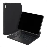 Accezz Clavier Bluetooth magnétique pour Apple iPad 11 (2025) 11 pouces A16 / iPad 10 (2022) 10,9 pouces - QWERTY / NL - Noir