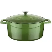 Lava Cocotte - 24 cm - 4,49 litres - Fonte - Vert