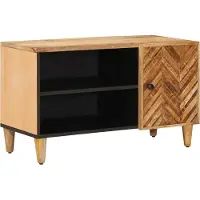 vidaXL Armoires de rangement , marron, 80 x 31,5 x 46 cm, bois massif de manguier