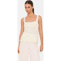 Lipsy Tops en tricot écru