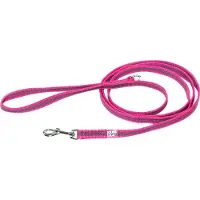 JULIUS K-9 Laisse en caoutchouc avec boucle Rose - Gris (Chien, Promenade, Sport canin, Travail)