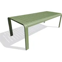 DCB Groupe Table de jardin en aluminium