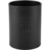 OEM Porte-baguettes de cuisine de style nordique pour le plan de travail - ustensile de cuisine multifonctionnel avec fourchette et cuillère - Beau noir.
