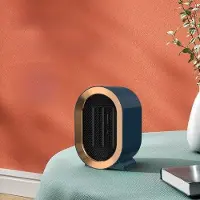 OEM Radiateur électrique, mini-radiateur, 1200 W, bleu, petit ventilateur de bureau
