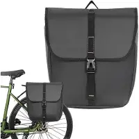 OEM Sac à dos de vélo rembourré - Matériau imperméable - 20 L - Gris - Sacoche de vélo