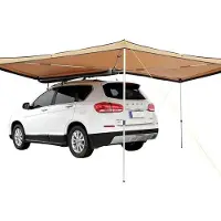 Markenlos Tente-caravane 2,5 m, protection UV 50+, tente gonflable en polyester, imperméable, sac de transport inclus. Idéale pour les séjours en camping en famille.