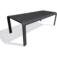 DCB Groupe Table de jardin en aluminium