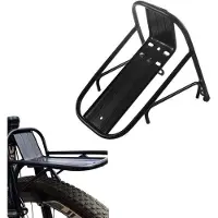 OEM Kit de potence pour VTT, portable, porte-bagages, réglable, pour vélos, camping, sport, voyages (noir)