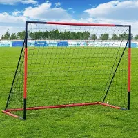 OEM But de football en acier 3 x 2,5 m, 6 x 4 m, 8 x 6 m pour enfants et adultes, résistant aux intempéries, montage rapide, entraînement durable, but robuste pour l'intérieur et l'extérieur