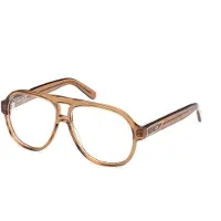 GCDS Lunettes de Vue GD5053 56/13/140 Shiny light brown Front acetate UNISEX GD5053