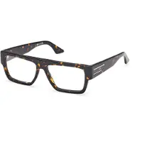 GCDS Lunettes de Vue GD5052 54/15/145 Dark havana Front acetate UNISEX GD5052