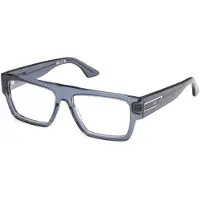 GCDS Lunettes de Vue GD5052 54/15/145 Shiny blue Front acetate UNISEX GD5052