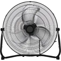 StarTech.com Ventilateur industriel haute performance 20 pouces - Ventilateur de sol à 3 vitesses - inclinaison réglable à 360° - Ventilateur de sol à grande vitesse pour la maison et le bureau