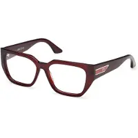 GCDS Lunettes de Vue GD5046 53/15/140 Shiny bordeaux Front acetate WOMAN GD5046