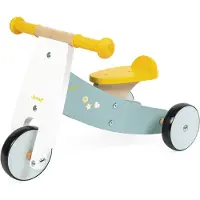 Janod Vélo sans pédales et tricycle - Happy garden - Véhicule pour enfants multicolore
