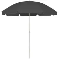 Prolenta Maison Exclusive - Parasol de plage anthracite 240 cm