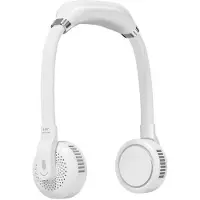Generique Mini Ventilateur De Cou Suspendu, Double Ventilateur Portable Mains Libres À 3 Vitesses Pour L'Extérieur