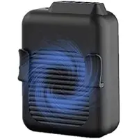Generique Mini ventilateur à Clip de taille suspendu, pour refroidissement personnel, ventilateur de collier Portable 2 en 1 et ventilateurs de cou portables