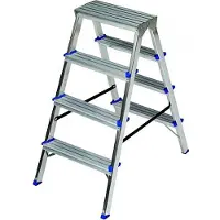 Elkop Escabeau double 2 x 4 marchesHauteur de marche : 86,5 cm