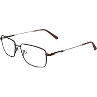 Aucune FLEXON VERRES OPTIQUES - FLEXON OPTIQUES MODÈLE FLEXON H6001 COULEUR MARRON CADRE TAILLE 55mm PONT TAILLE 17mm