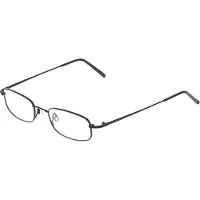 Aucune Verres optiques - FLEXON - FLEXON 603 - Mat noir - Monture métal - Taille 49 mm / pont 19 mm