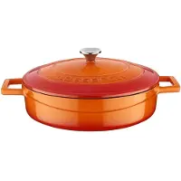 Lava Cocotte - 24 cm - 2,47 litres - Fonte - Orange