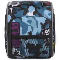 OEM Sacoche de guidon pour VTT et vélo de course, bleu, 19 x 14 cm, imperméable, espace de rangement compact.