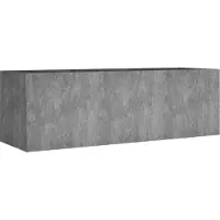 Syfax Lit surélevé 120x40x40 cm acier corten