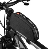 OEM Sacoche étanche pour vélo, conçue pour être fixée sur le tube supérieur, idéale pour les vélos de route et les VTT, ainsi que pour les sorties, les excursions d'une journée et les randonnées.