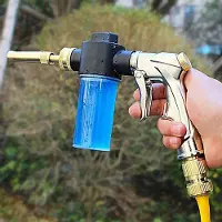 OEM Kit de tuyaux et de pistolets d'arrosage recouverts de cuivre pour le jardin, galvanisés, avec une buse de pulvérisation de couleur cuivre