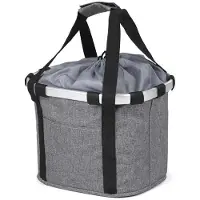 OEM Porte-vélos pliable - Supports de guidon amovibles - Sac à vélo - Idéal pour le VTT, les pique-niques, les courses et les petits animaux de compagnie.
