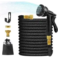 OEM Tuyau d'arrosage flexible de 100 pieds (30 m), avec 8 fonctions, pour nettoyer la cour et laver la voiture