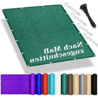 OEM Parasol d'extérieur avec pare-soleil pour salle de bain - 180 x 380 cm - matière HDPE respirante - parasol de piscine d'extérieur vert foncé