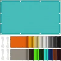OEM Parasol de jardin - 1,4 x 1,6 m - Protection UV à 98 % - Bleu ciel