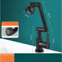 OEM Robinet de cuisine et de salle de bains universel et pivotant en acier inoxydable, eau chaude et froide, multifonctionnel