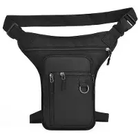 OEM Sac banane à plusieurs compartiments - Sport - Plein air, moto, vélo, randonnée (noir)