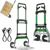 OEM Chariot à main pour charges lourdes - Châssis en aluminium - 170 kg - Vert