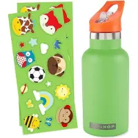 AS Discount Bouteille de sport avec autocollant vert (350 ml)