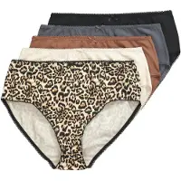 Ulla Popken Slip crème / marron / gris foncé / noir