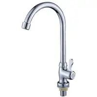 OEM Mitigeur monocommande avec col long, pivotant et universel, pour éviers de cuisine verticaux, mitigeur d'eau froide
