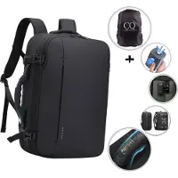 Bange CarryQuest - - Sac à dos de voyage, cabine, extensible, avec serrure TSA, couleur noire