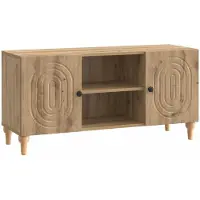 Syfax Meuble TV 102 x 34,5 x 50 cm Chêne artisanal Bois d'ingénierie