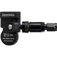 ELECTRONICX Capteur TPMS 433 MHz pour für Chery Arrizo 8Pro 2025-2026 - métal noir préprogrammé