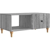 Syfax Table basse Sonoma gris 90 x 50 x 40 cm Bois d'ingénierie