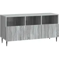 Syfax Meuble TV Sonoma gris 102 x 34,5 x 50 cm Bois d'ingénierie