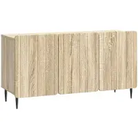 Syfax Meuble TV Chêne Sonoma 99 x 34,5 x 52 cm Bois d'ingénierie
